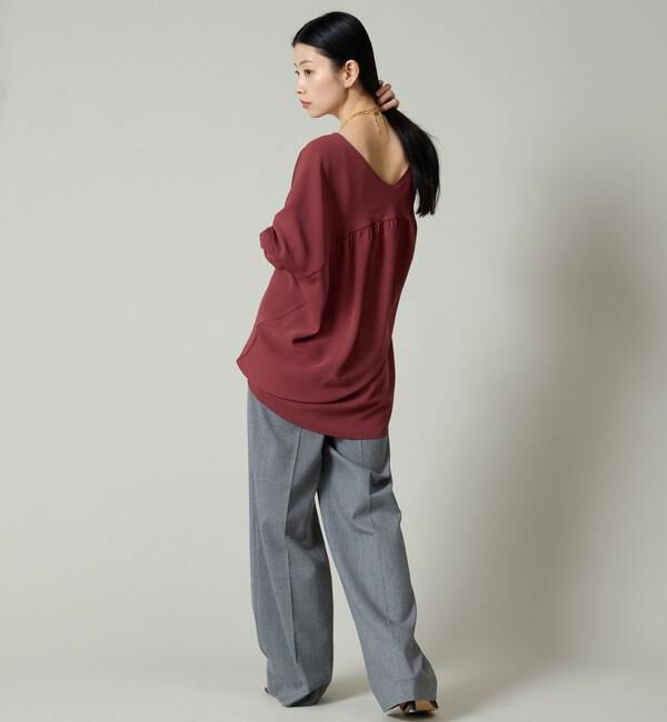 Liesse「EC別注Vネックプルオーバー」|シャツ・ブラウス|