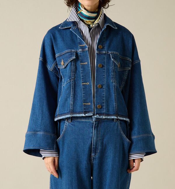 Liesse「クロップドデニムジャケット」|その他|