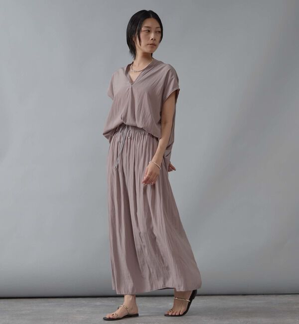 Liesse「バックギャザーブラウス」|シャツ・ブラウス|