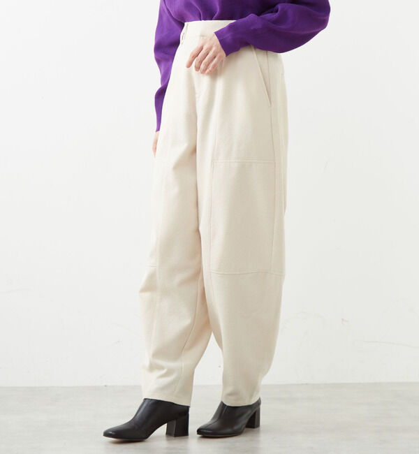 Soffitto「キャロットシルエットツイードパンツ」|その他|