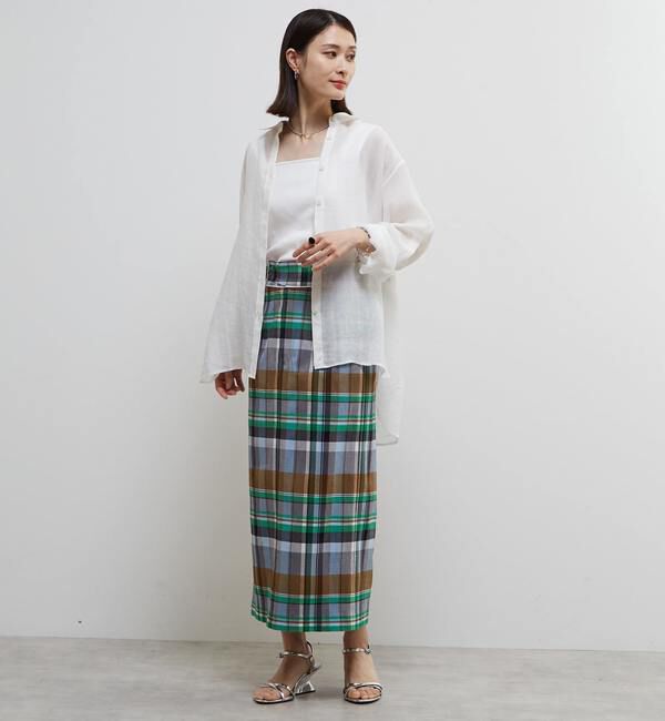 Soffitto「テンセル麻シアービックシルエットシャツ」|シャツ・ブラウス|