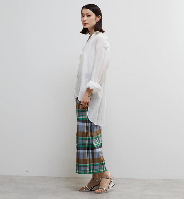 Soffitto「テンセル麻シアービックシルエットシャツ」|シャツ・ブラウス|