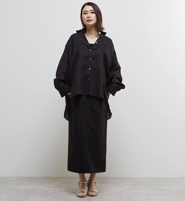 Soffitto「テンセル麻シアービックシルエットシャツ」|シャツ・ブラウス|