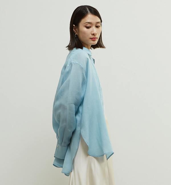 Soffitto「テンセル麻シアービックシルエットシャツ」|シャツ・ブラウス|