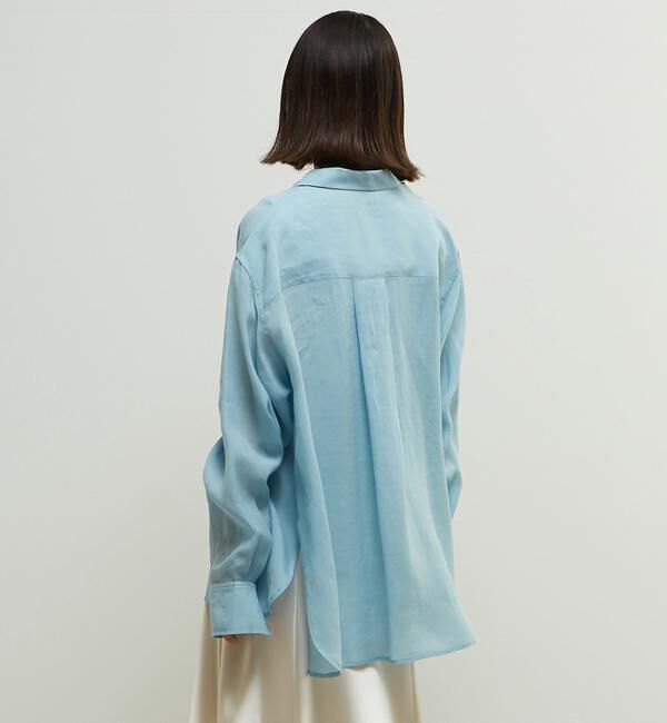 Soffitto「テンセル麻シアービックシルエットシャツ」|シャツ・ブラウス|