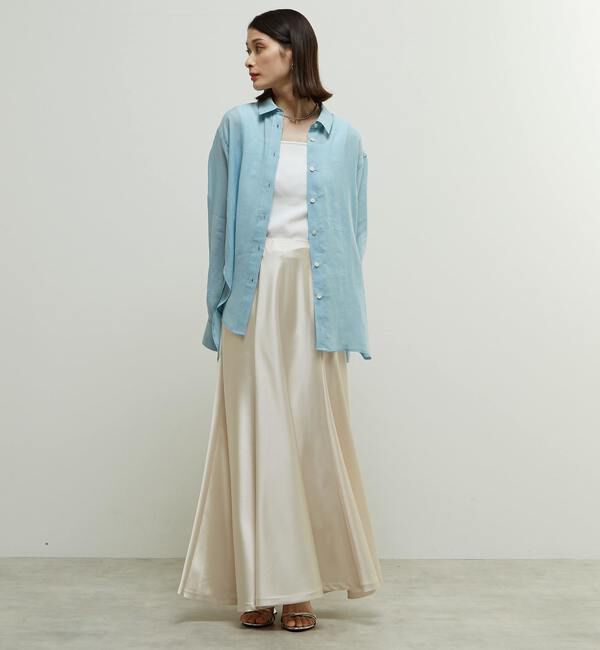 Soffitto「テンセル麻シアービックシルエットシャツ」|シャツ・ブラウス|