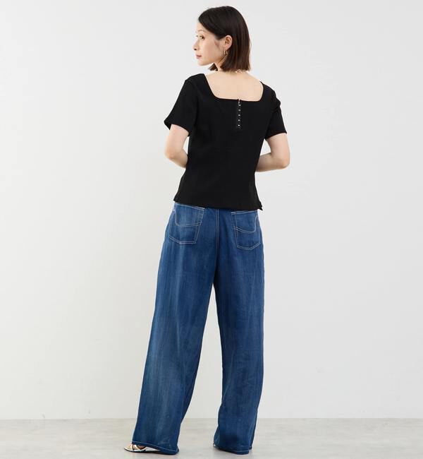 Soffitto「前後2WAYスクエアネックカットソー」|Tシャツ・カットソー|