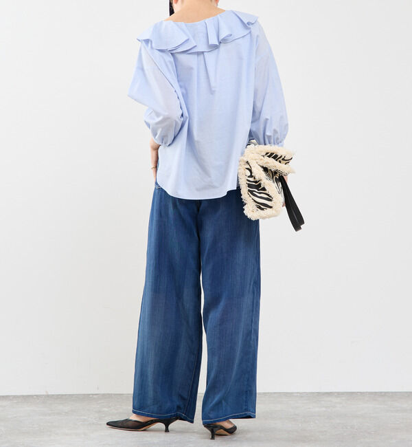 Soffitto「フリルカラーブラウス」|シャツ・ブラウス|