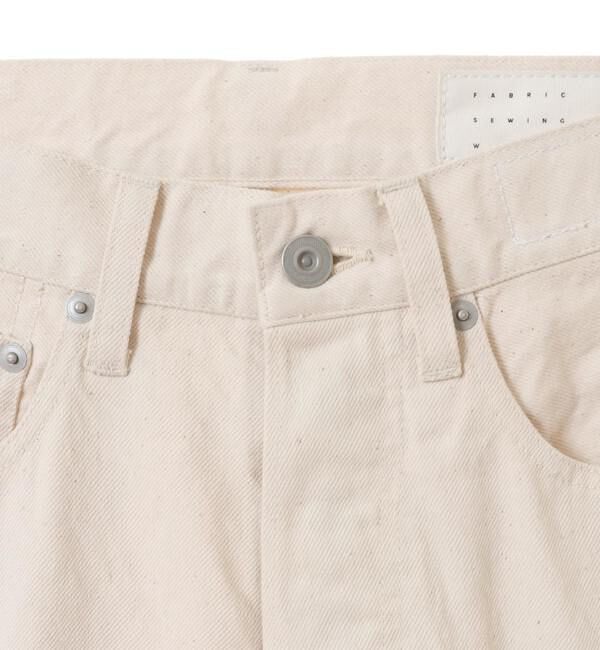 A_「【メルローズ50周年限定】【KURO別注】ホワイトデニムフレアパンツ」|デニム|