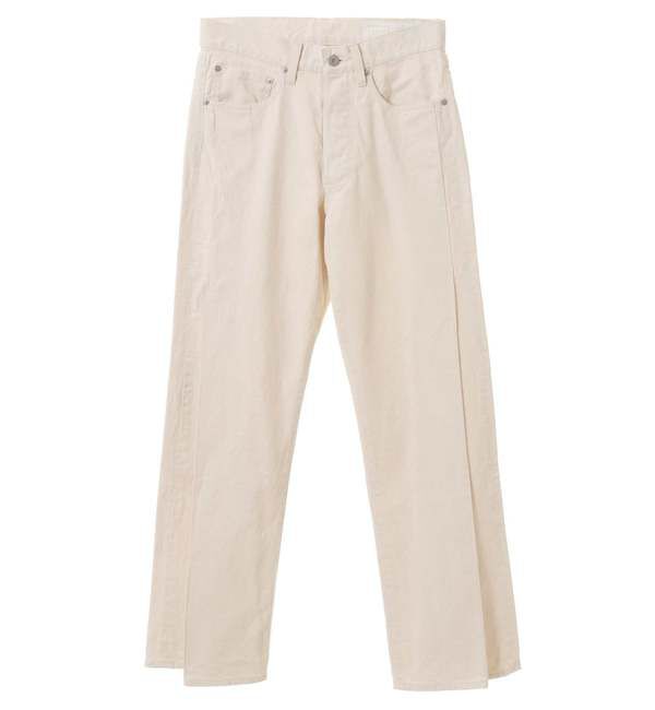 A_「【メルローズ50周年限定】【KURO別注】ホワイトデニムフレアパンツ」|デニム|