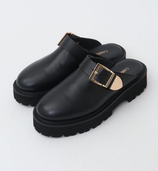 A_「【CAMINANDO/カミナンド】BACKLE CLOG MULES」|その他|ブラック