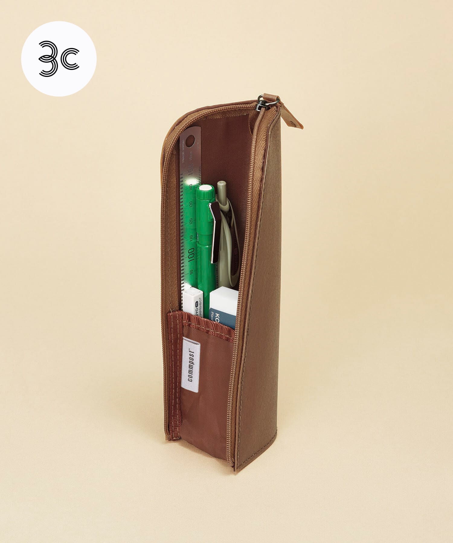 URBAN RESEARCH DOORS「KOKUYO ME&times;commpost　ペンケース」|ステーショナリー|ブラウン