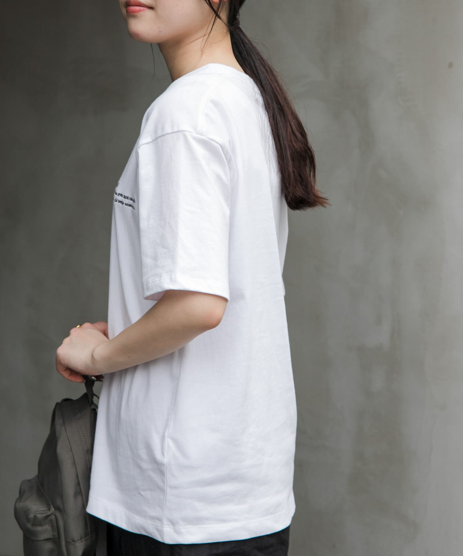 URBAN RESEARCH DOORS「FORK&SPOON　エンブロイダリーTシャツ」|Tシャツ・カットソー|