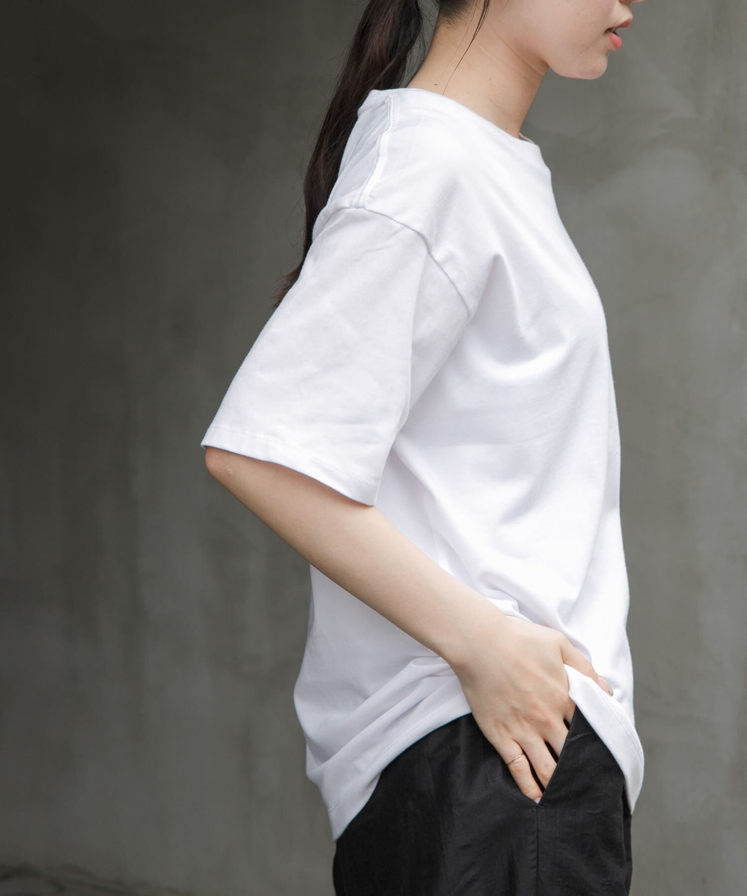 URBAN RESEARCH DOORS「FORK&SPOON　エンブロイダリーTシャツ」|Tシャツ・カットソー|