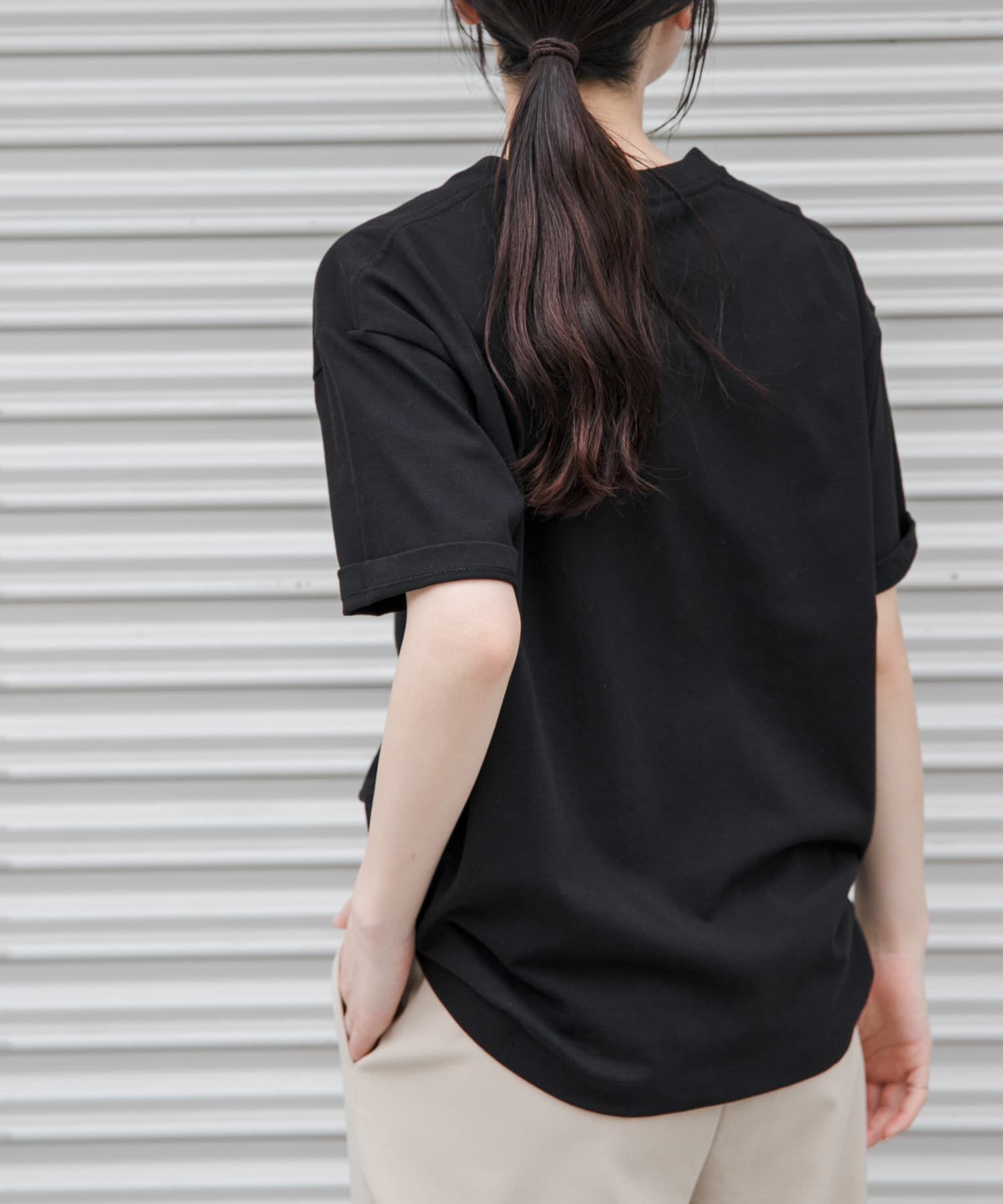 URBAN RESEARCH DOORS「FORK&SPOON　エンブロイダリーTシャツ」|Tシャツ・カットソー|