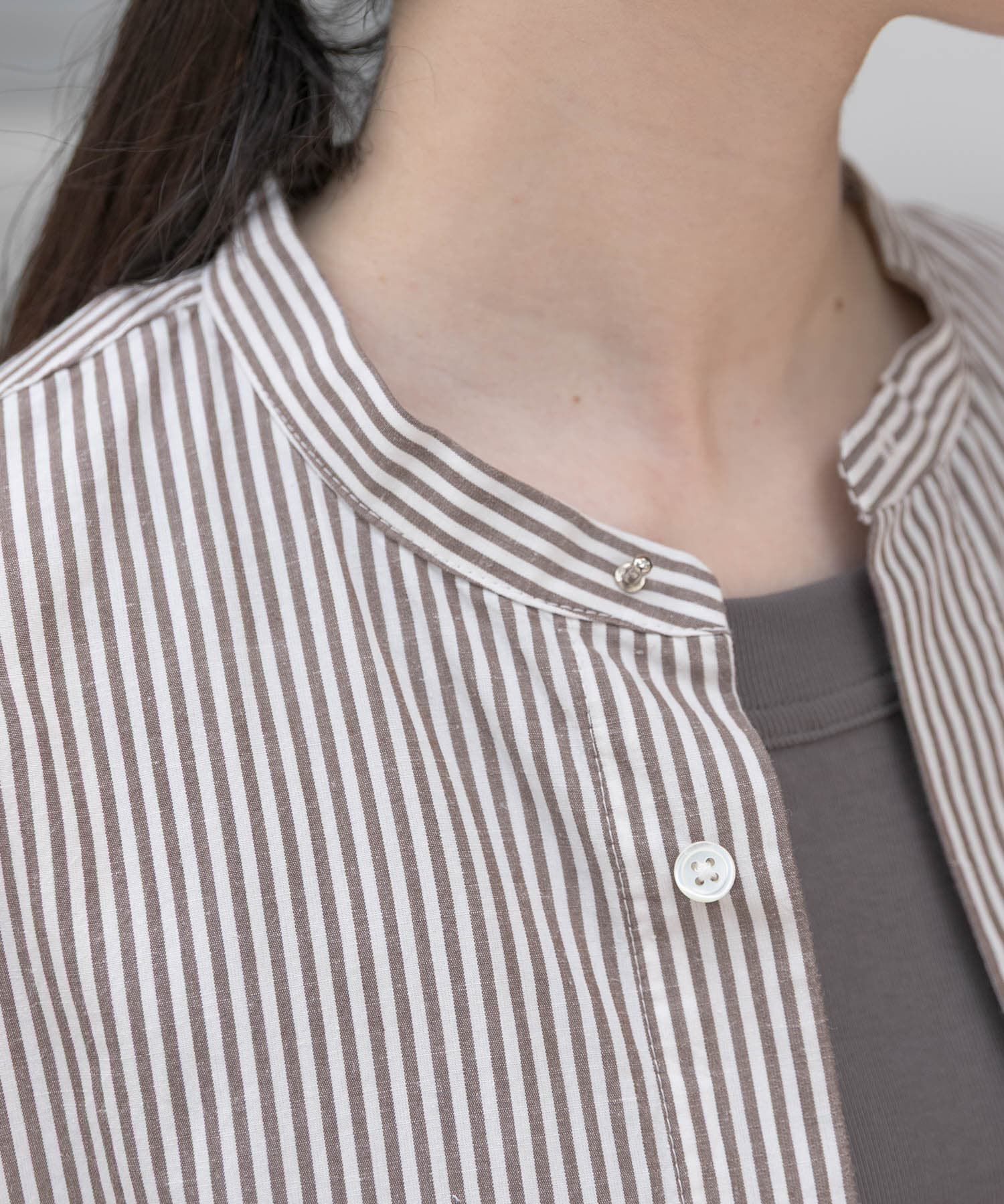 URBAN RESEARCH DOORS「FORK&SPOON　ギボシコクーンショートスリーブシャツ」|シャツ・ブラウス|