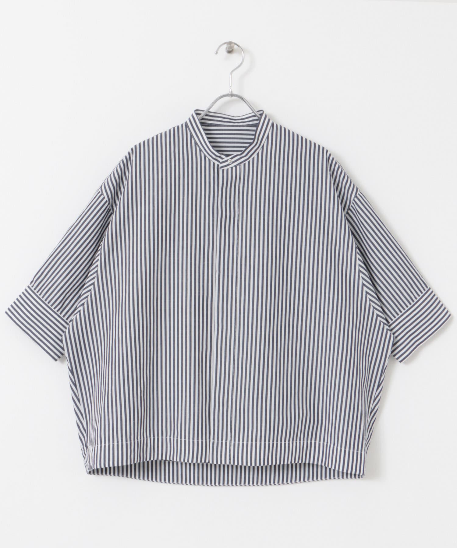 URBAN RESEARCH DOORS「FORK&SPOON　ギボシコクーンショートスリーブシャツ」|シャツ・ブラウス|