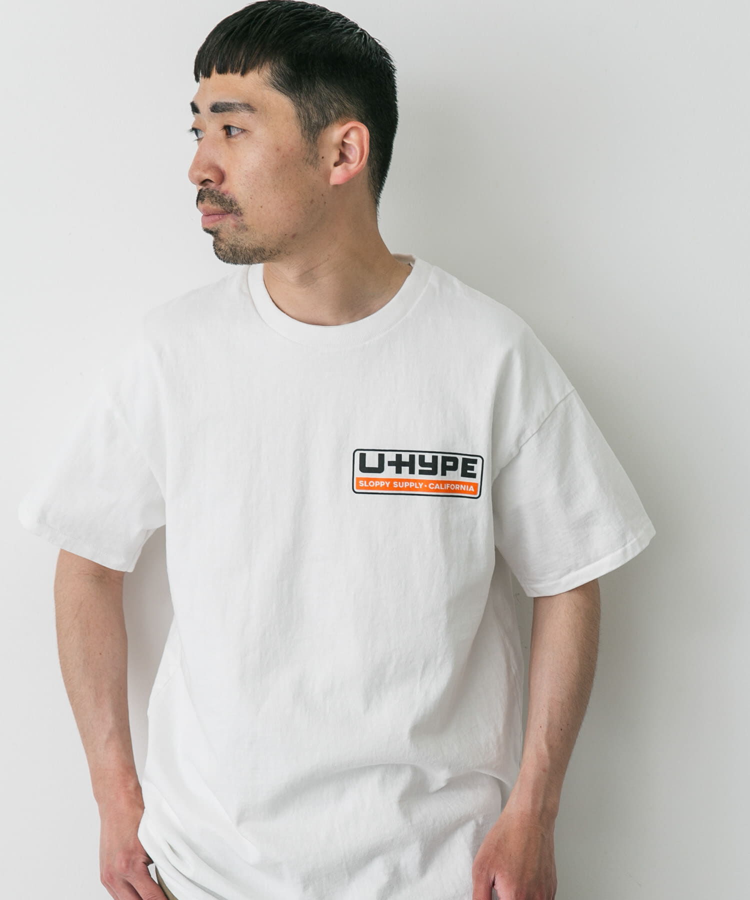 URBAN RESEARCH DOORS「『別注』SLOPPY SUPPLY&times;DOORS　UHYPE T-SHIRTS」|Tシャツ・カットソー|