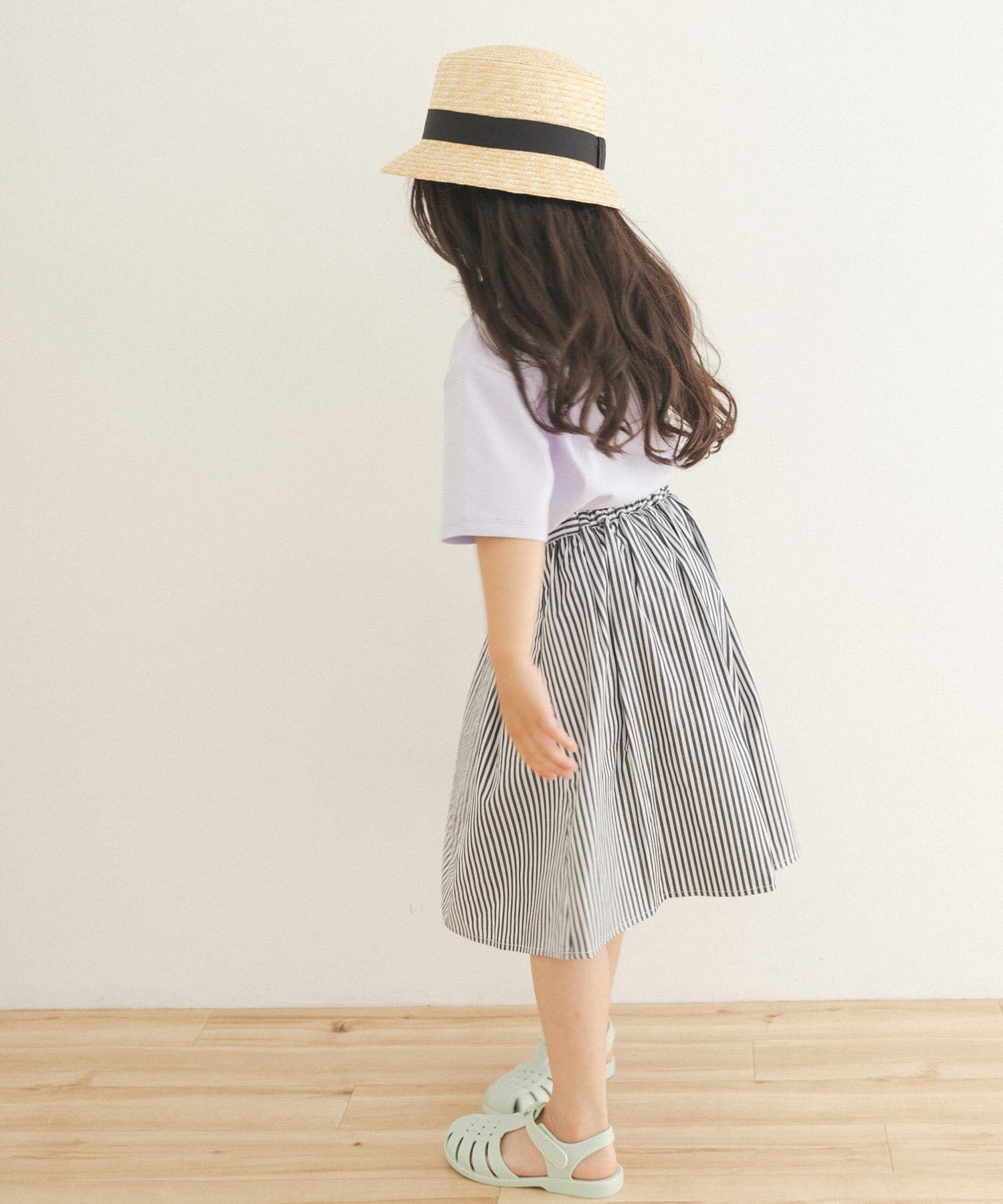 URBAN RESEARCH DOORS「ストライプ後染めフレアスカート(KIDS)」|その他|