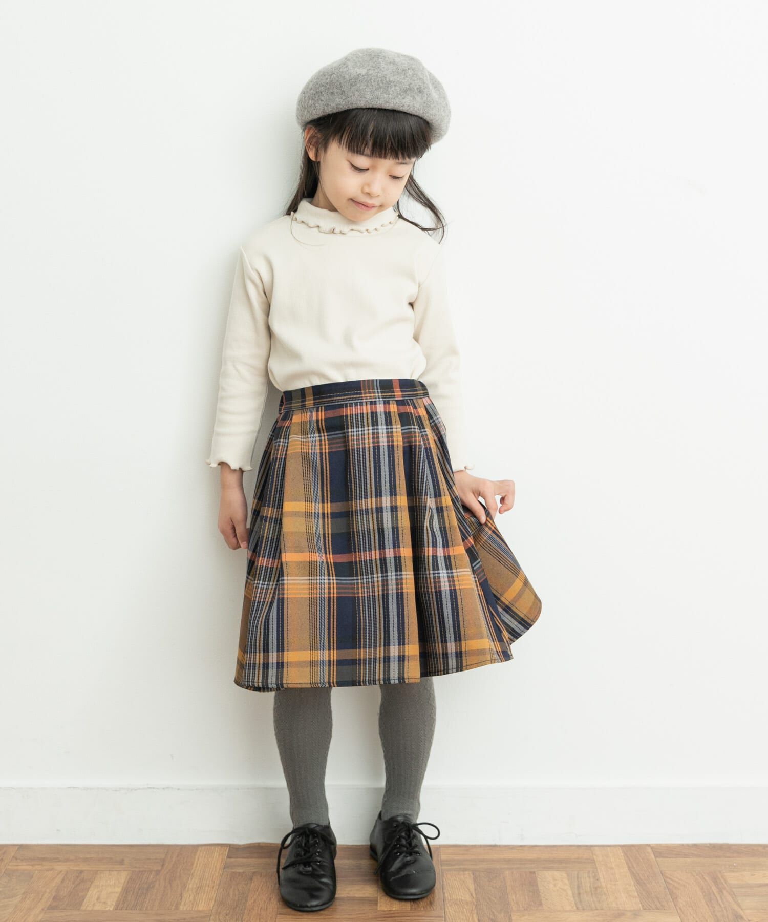 URBAN RESEARCH DOORS「『親子リンク』カラーチェックスカート(KIDS)」|その他|