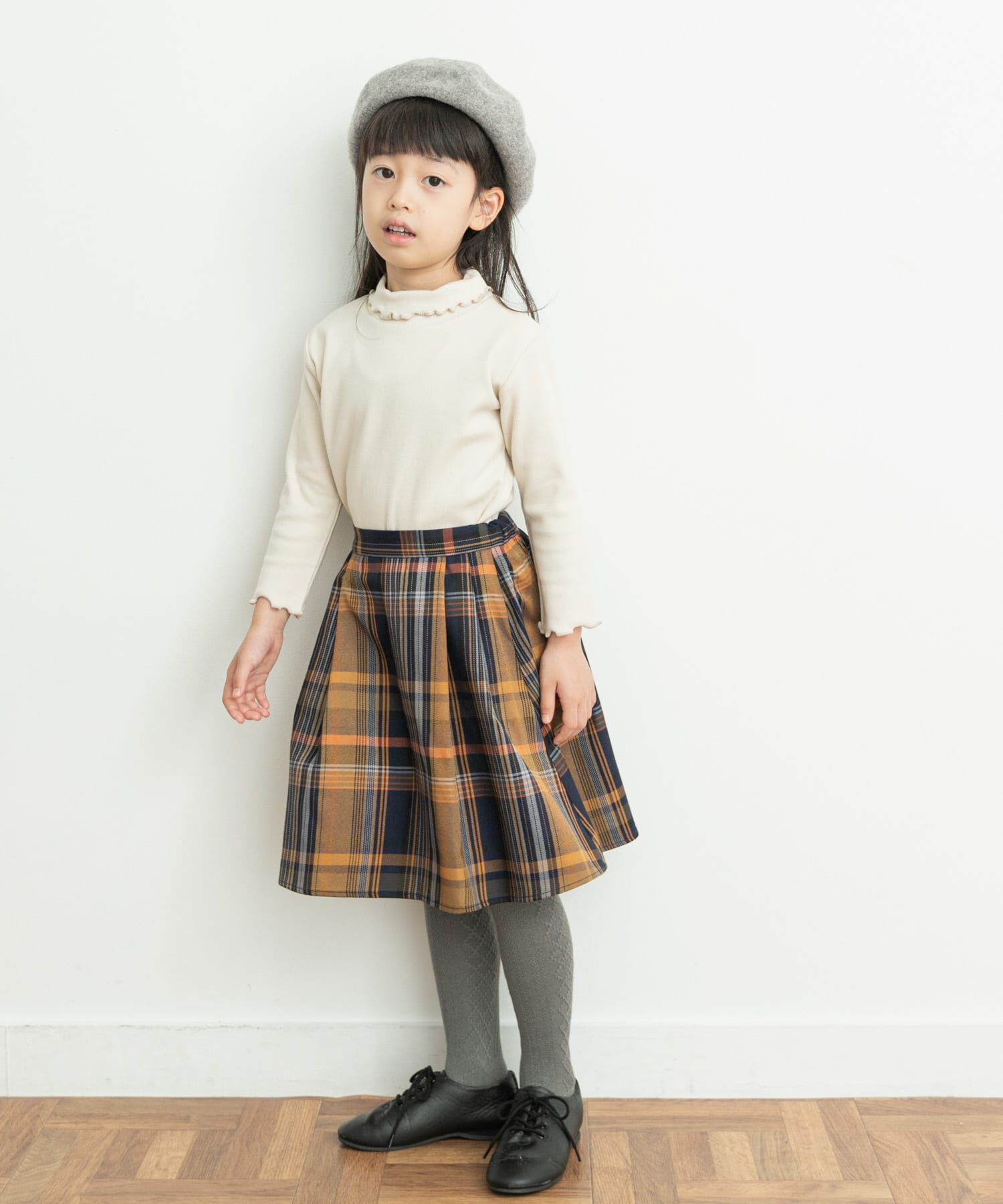 URBAN RESEARCH DOORS「『親子リンク』カラーチェックスカート(KIDS)」|その他|