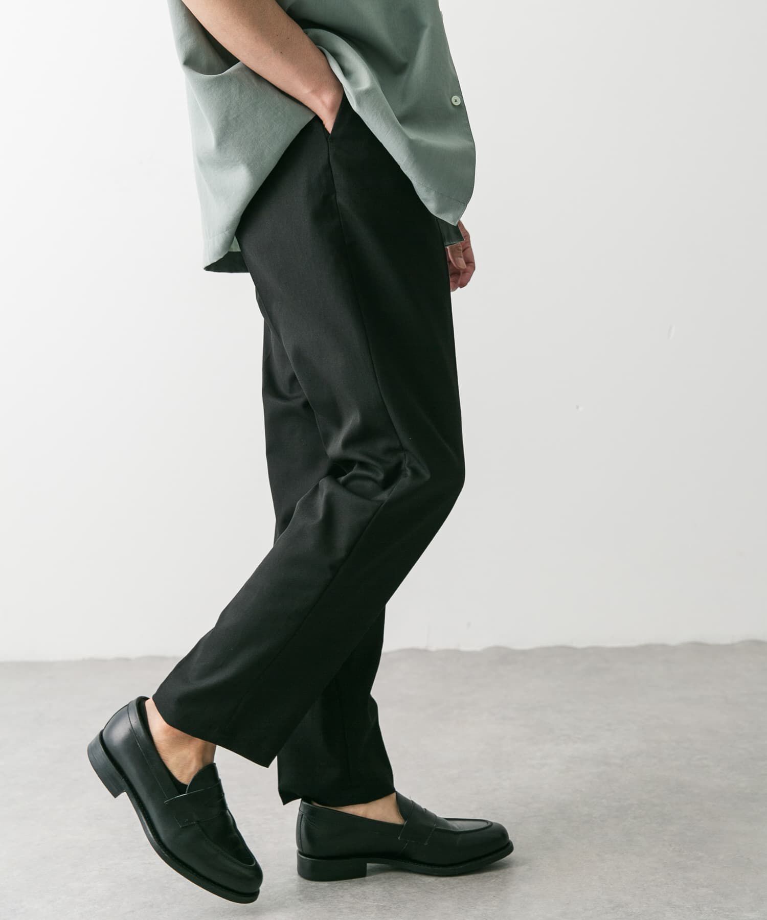 URBAN RESEARCH DOORS「TRツイルテーパードトラウザー」|その他|