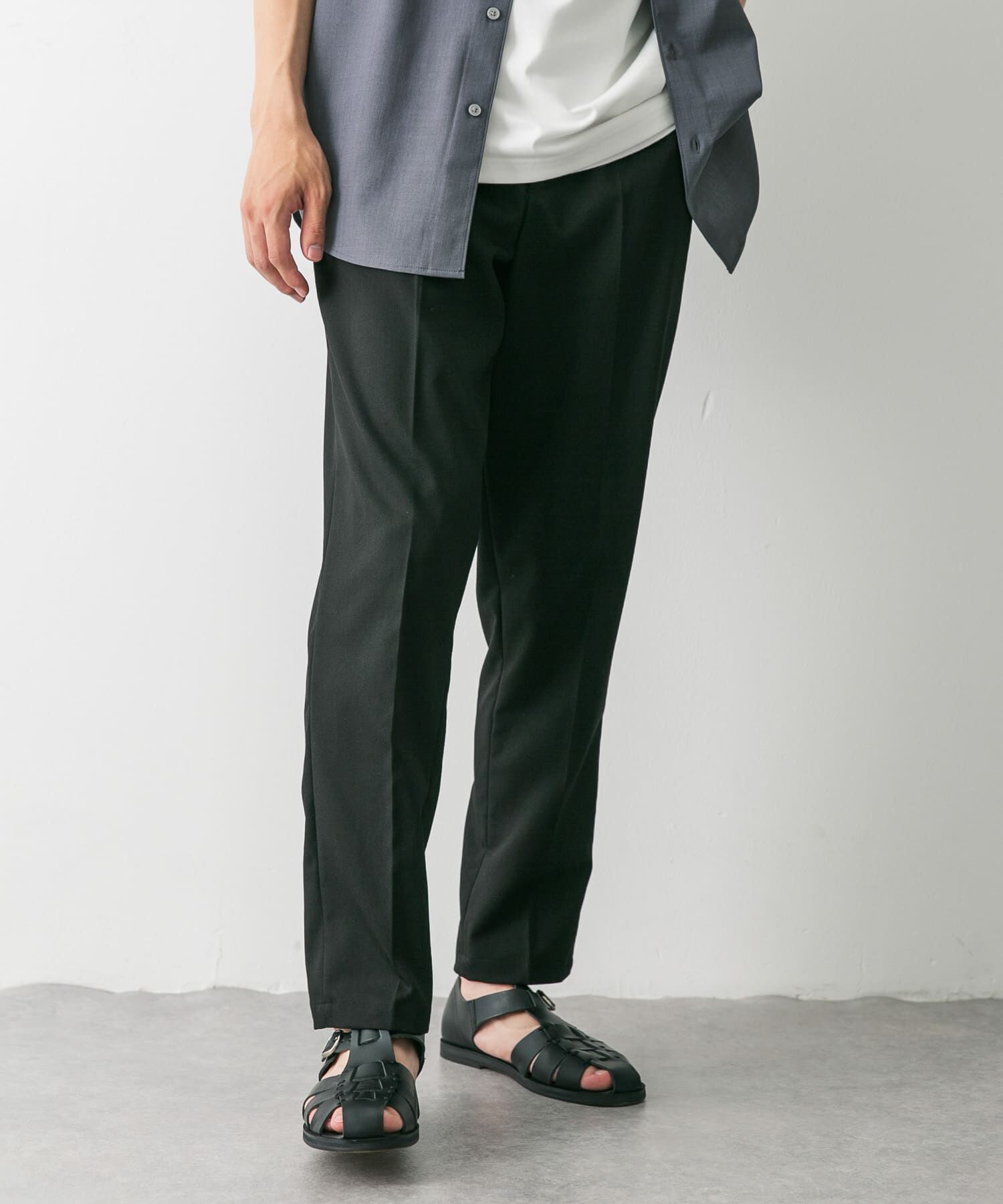 URBAN RESEARCH DOORS「TRツイルテーパードトラウザー」|その他|