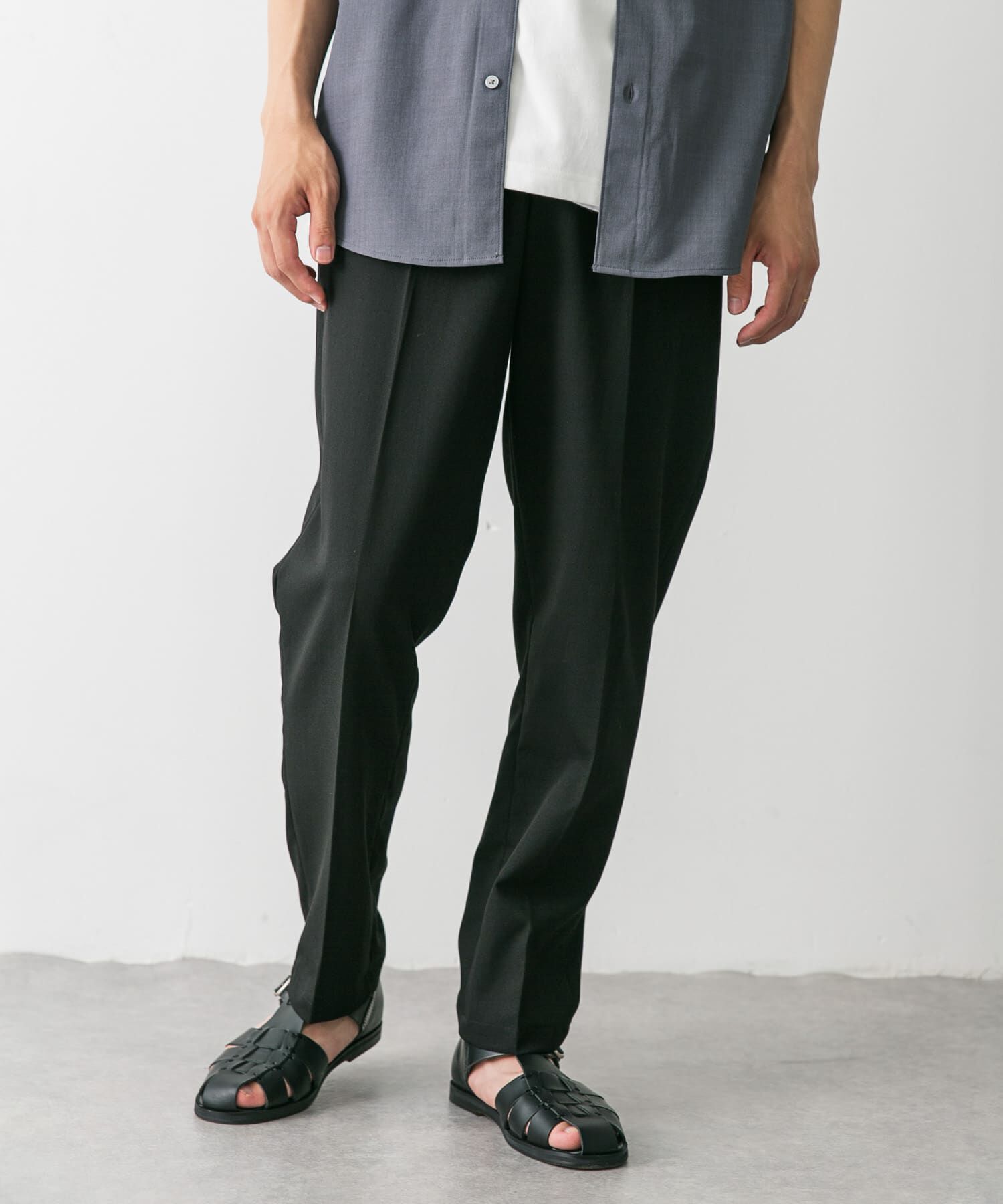 URBAN RESEARCH DOORS「TRツイルテーパードトラウザー」|その他|