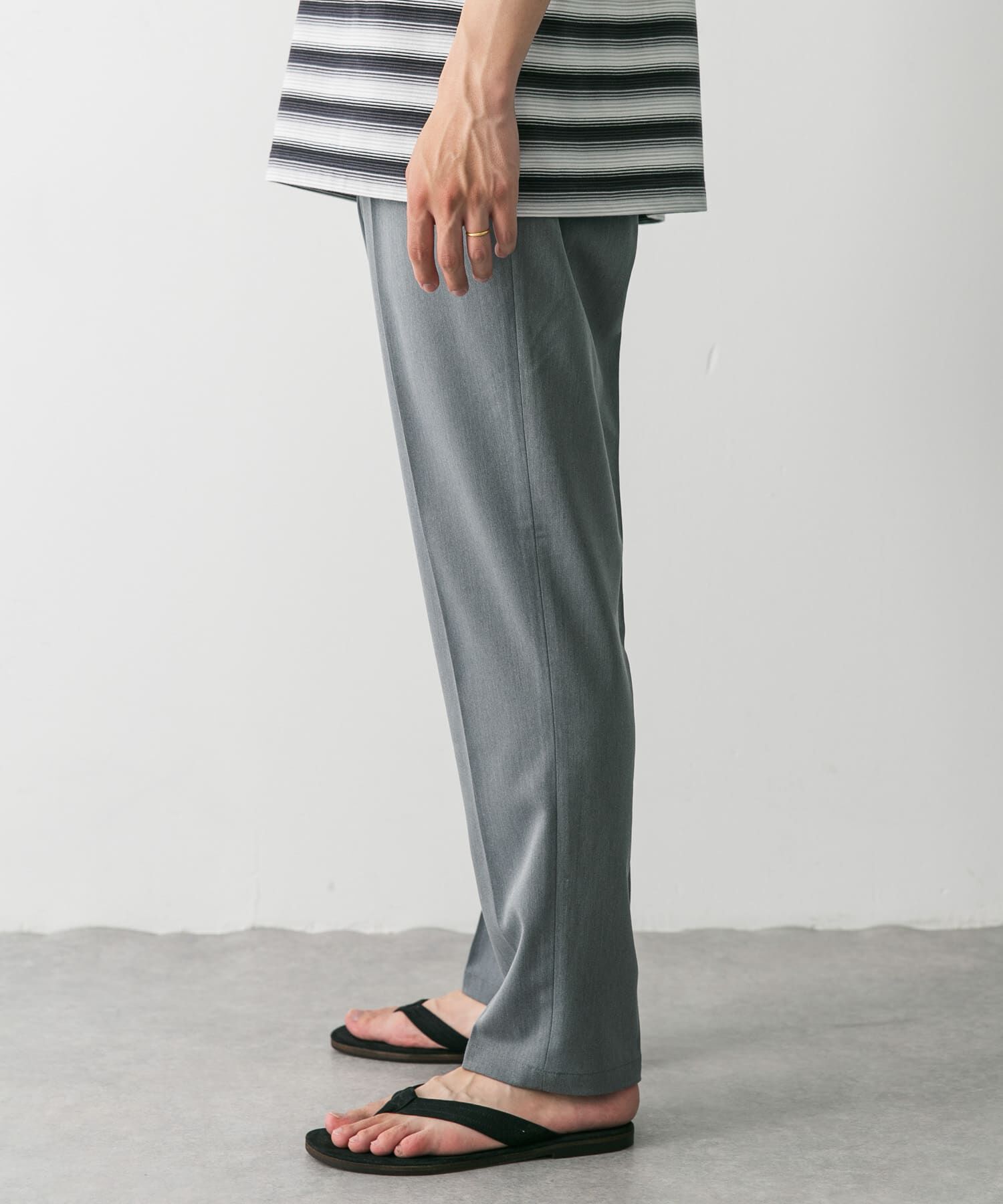 URBAN RESEARCH DOORS「TRツイルテーパードトラウザー」|その他|