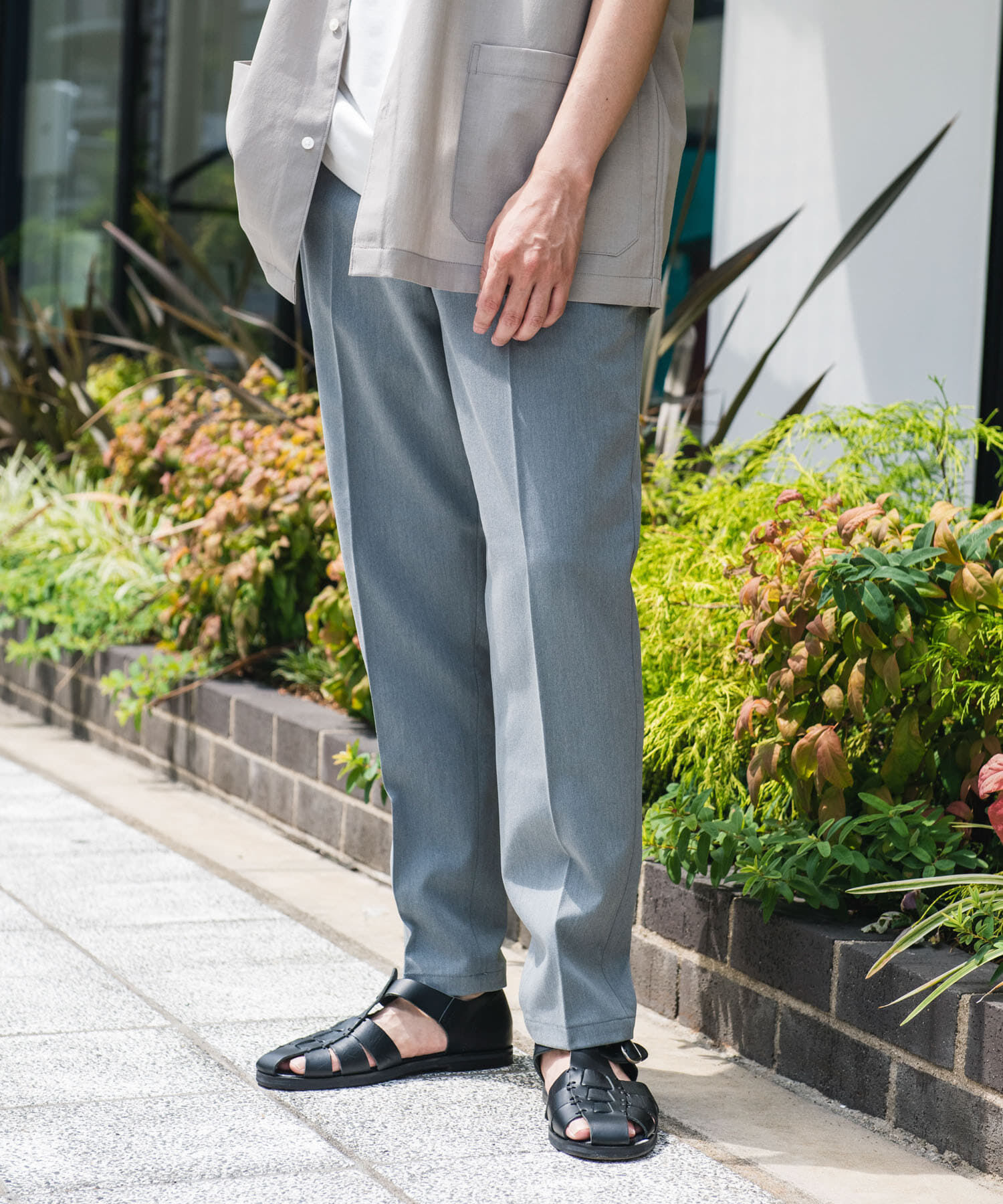 URBAN RESEARCH DOORS「TRツイルテーパードトラウザー」|その他|