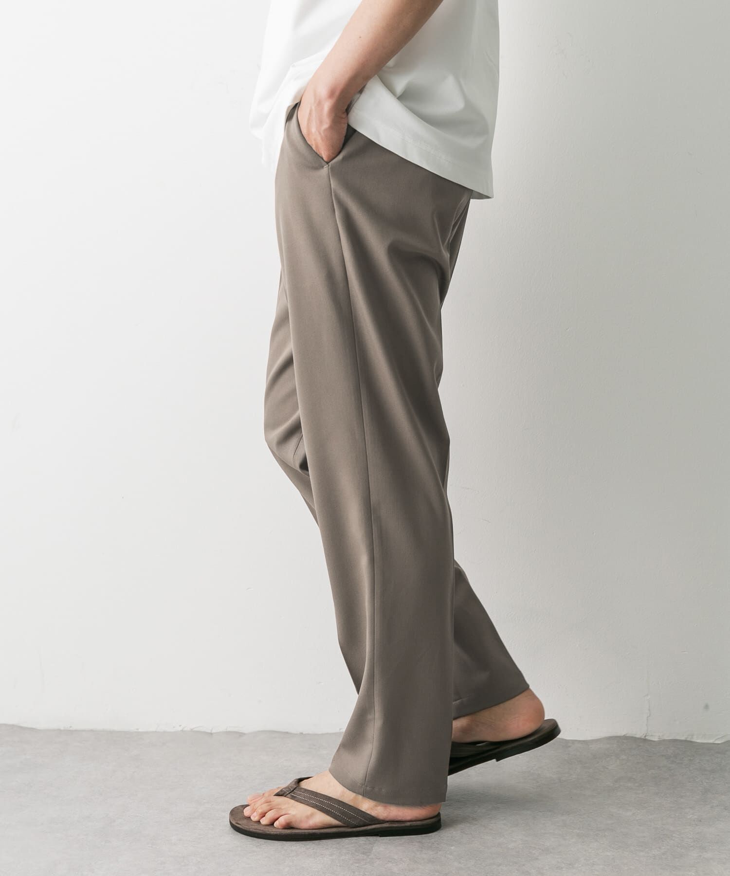 URBAN RESEARCH DOORS「TRツイルテーパードトラウザー」|その他|