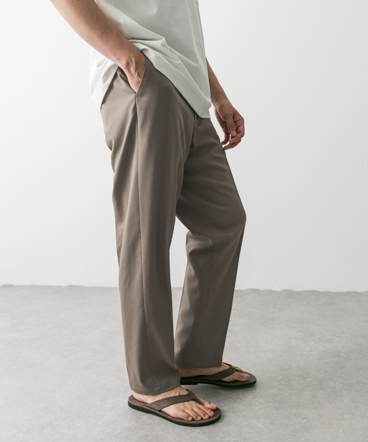 URBAN RESEARCH DOORS「TRツイルテーパードトラウザー」|その他|