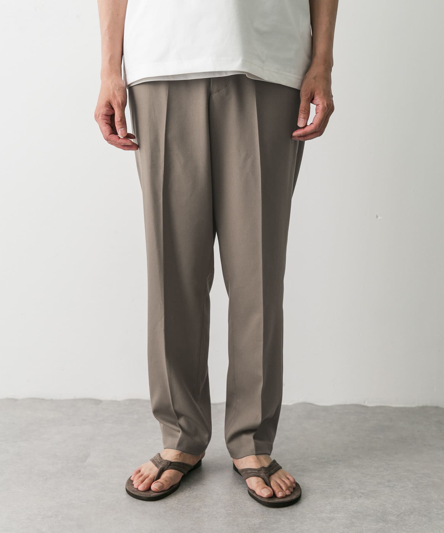 URBAN RESEARCH DOORS「TRツイルテーパードトラウザー」|その他|