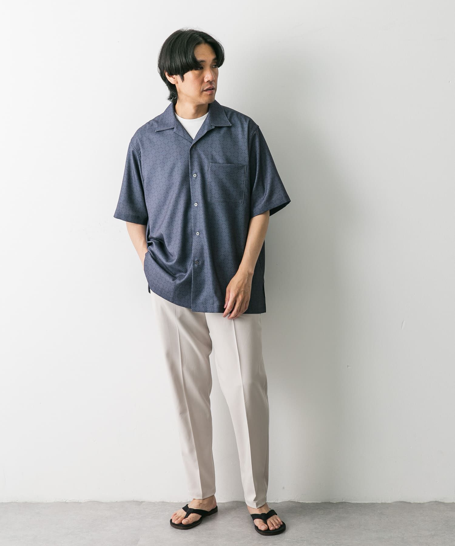 URBAN RESEARCH DOORS「TRツイルテーパードトラウザー」|その他|