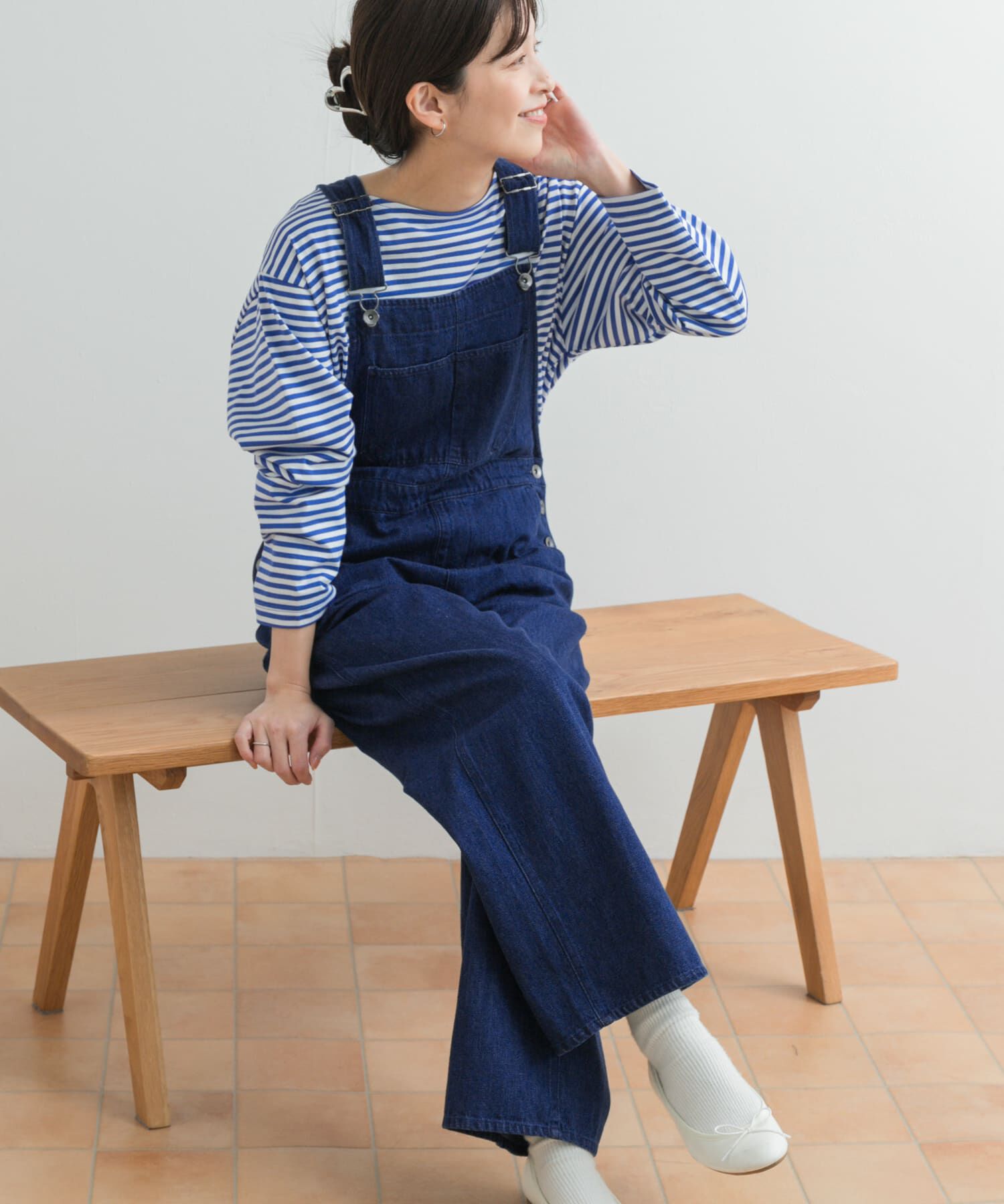 URBAN RESEARCH DOORS「Denim Salopette」|スカート|