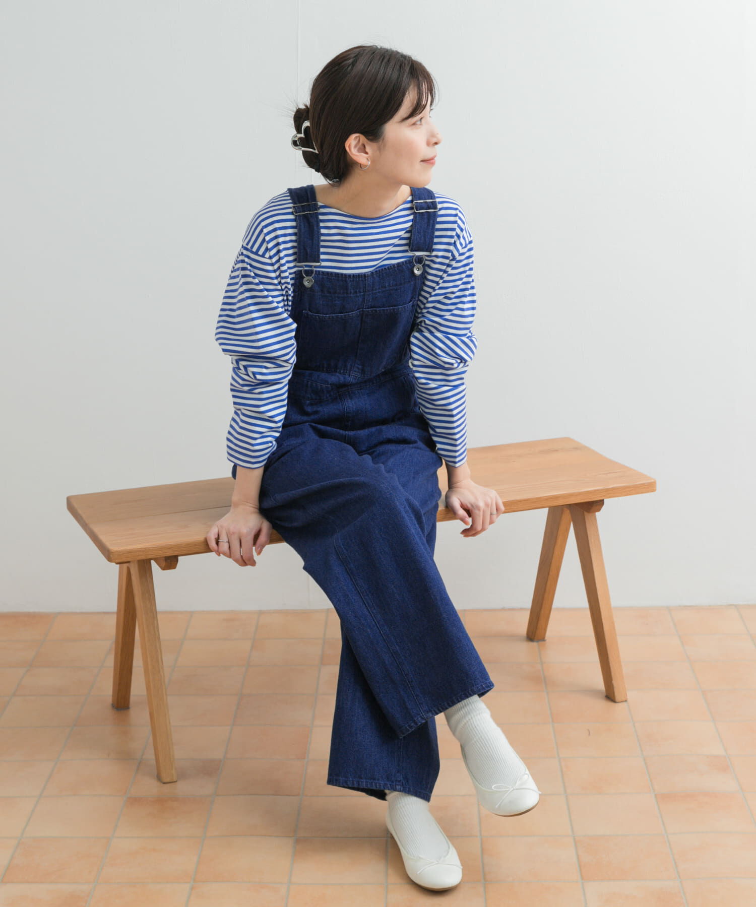 URBAN RESEARCH DOORS「Denim Salopette」|スカート|