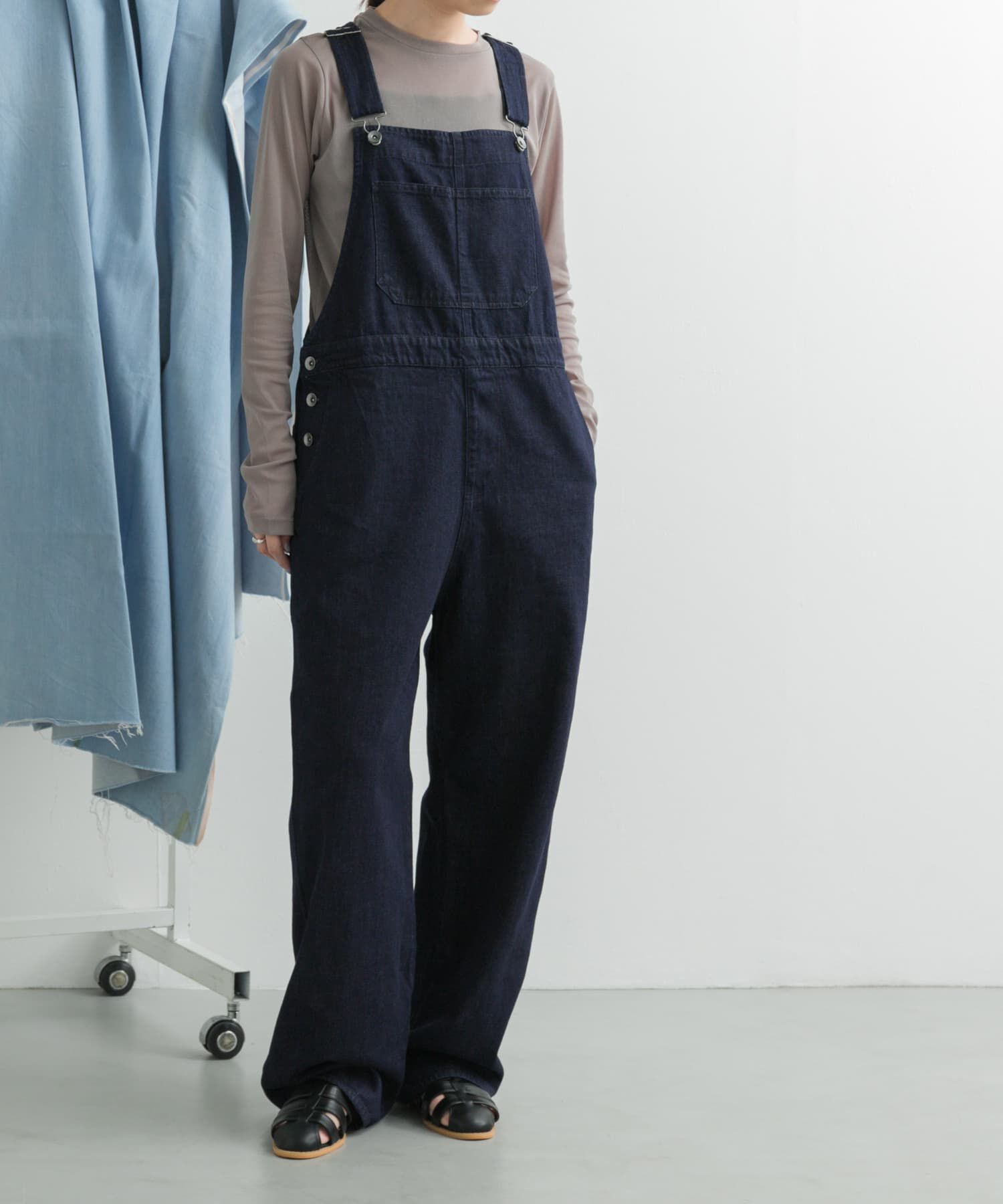 URBAN RESEARCH DOORS「Denim Salopette」|スカート|ワンウォッシュ