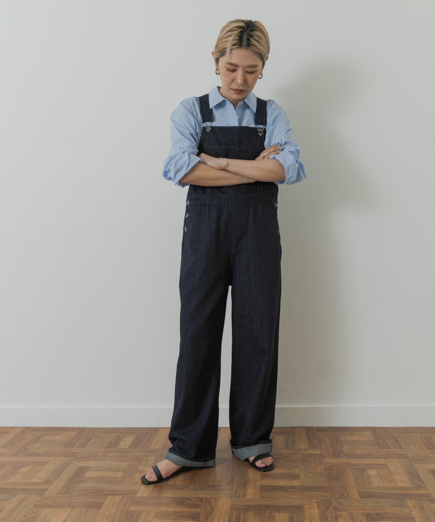 URBAN RESEARCH DOORS「Denim Salopette」|スカート|