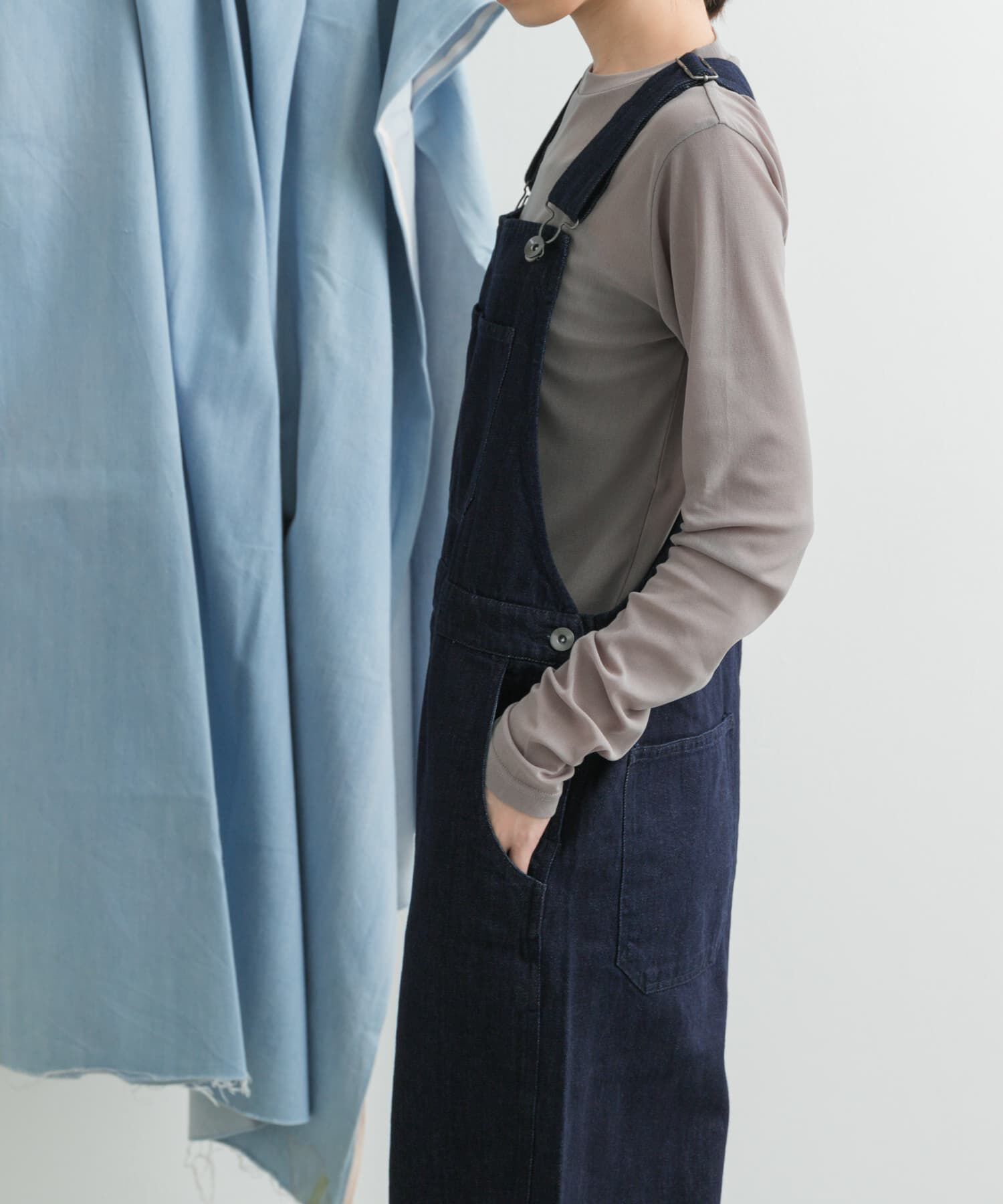 URBAN RESEARCH DOORS「Denim Salopette」|スカート|