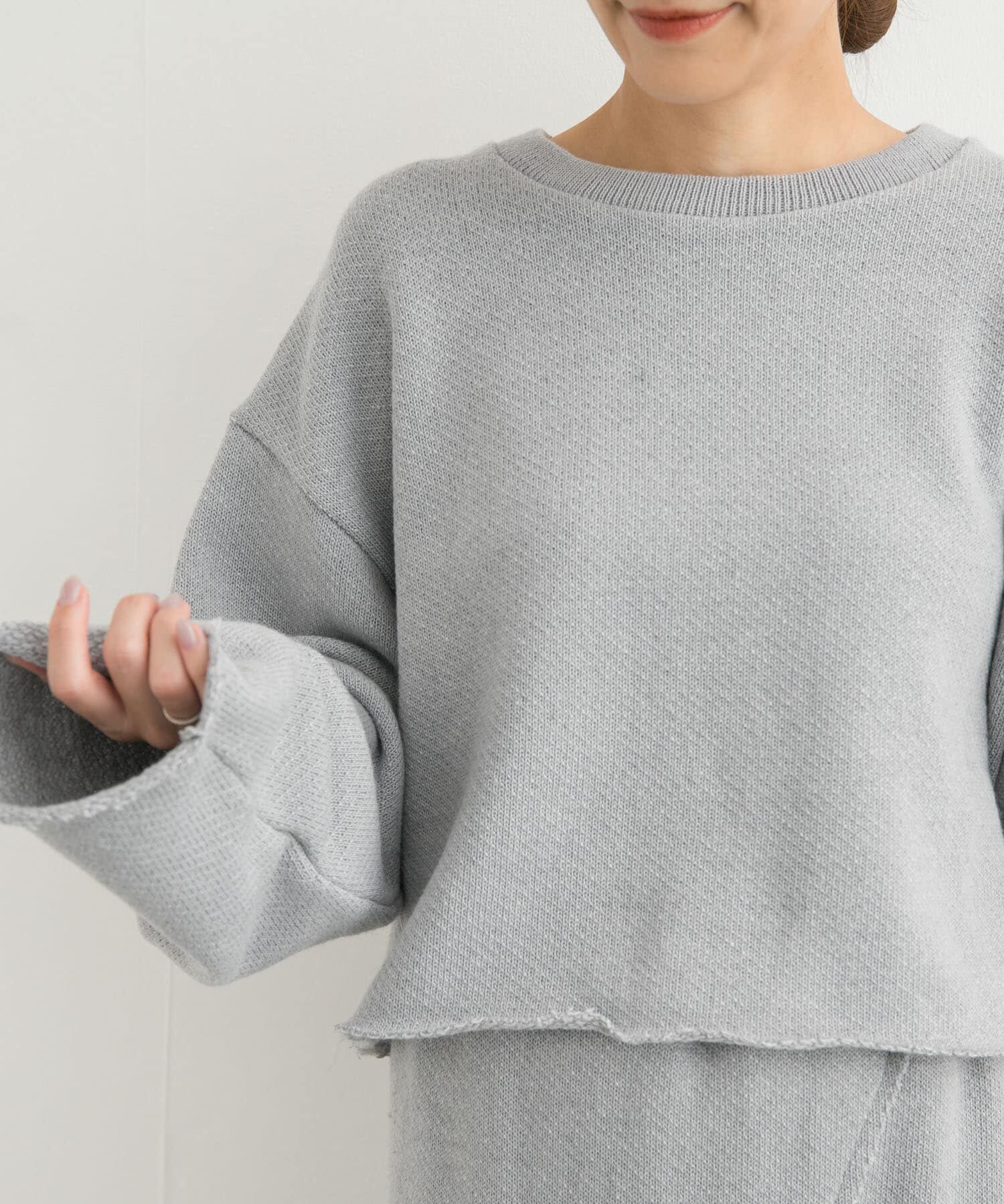 URBAN RESEARCH DOORS「ローゲージインレイプルオーバー」|Tシャツ・カットソー|