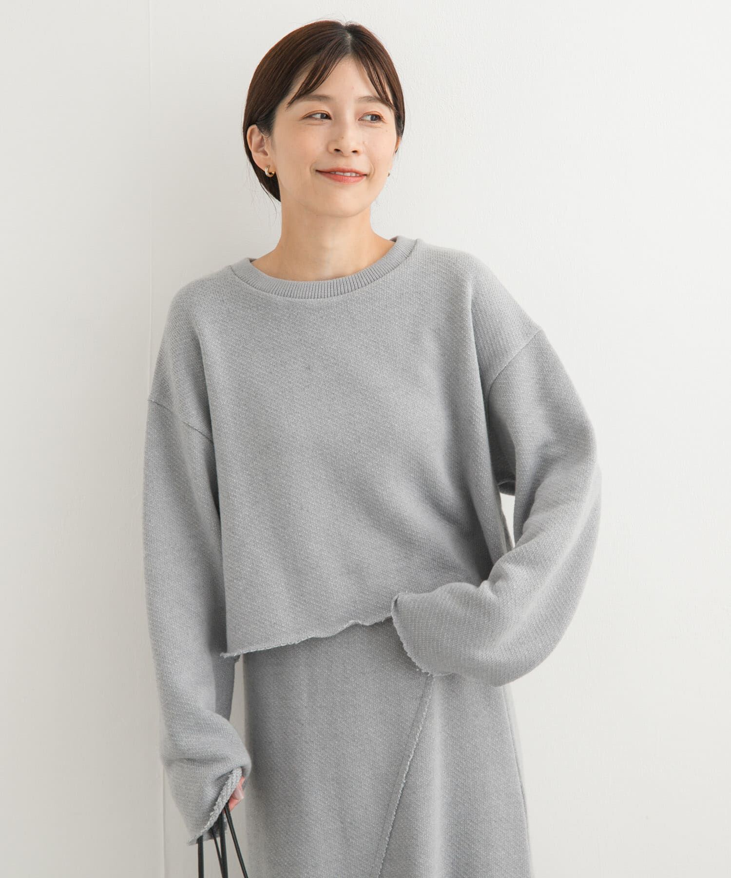 URBAN RESEARCH DOORS「ローゲージインレイプルオーバー」|Tシャツ・カットソー|