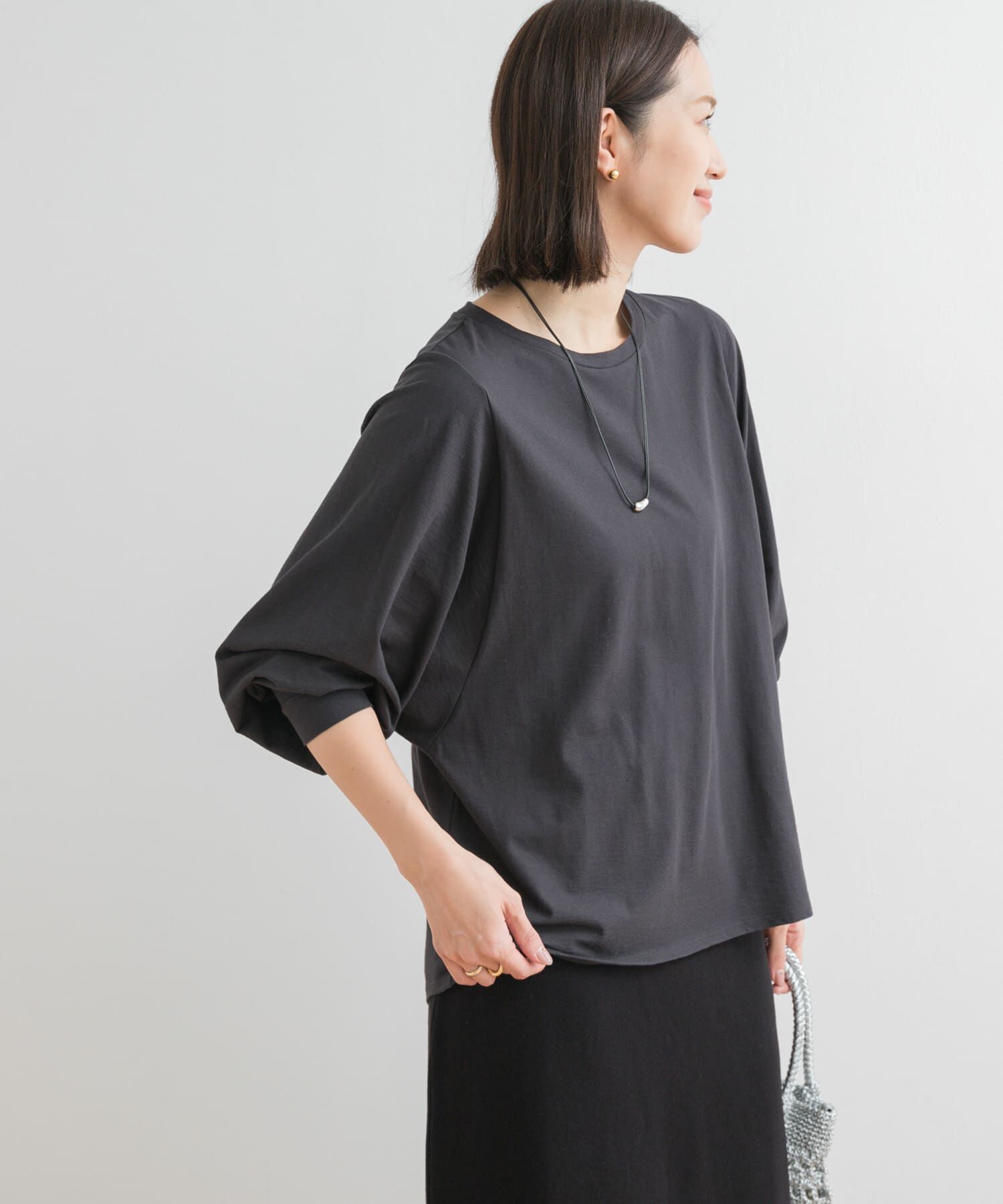 URBAN RESEARCH DOORS「ドルマンルーズロングTシャツ」|Tシャツ・カットソー|