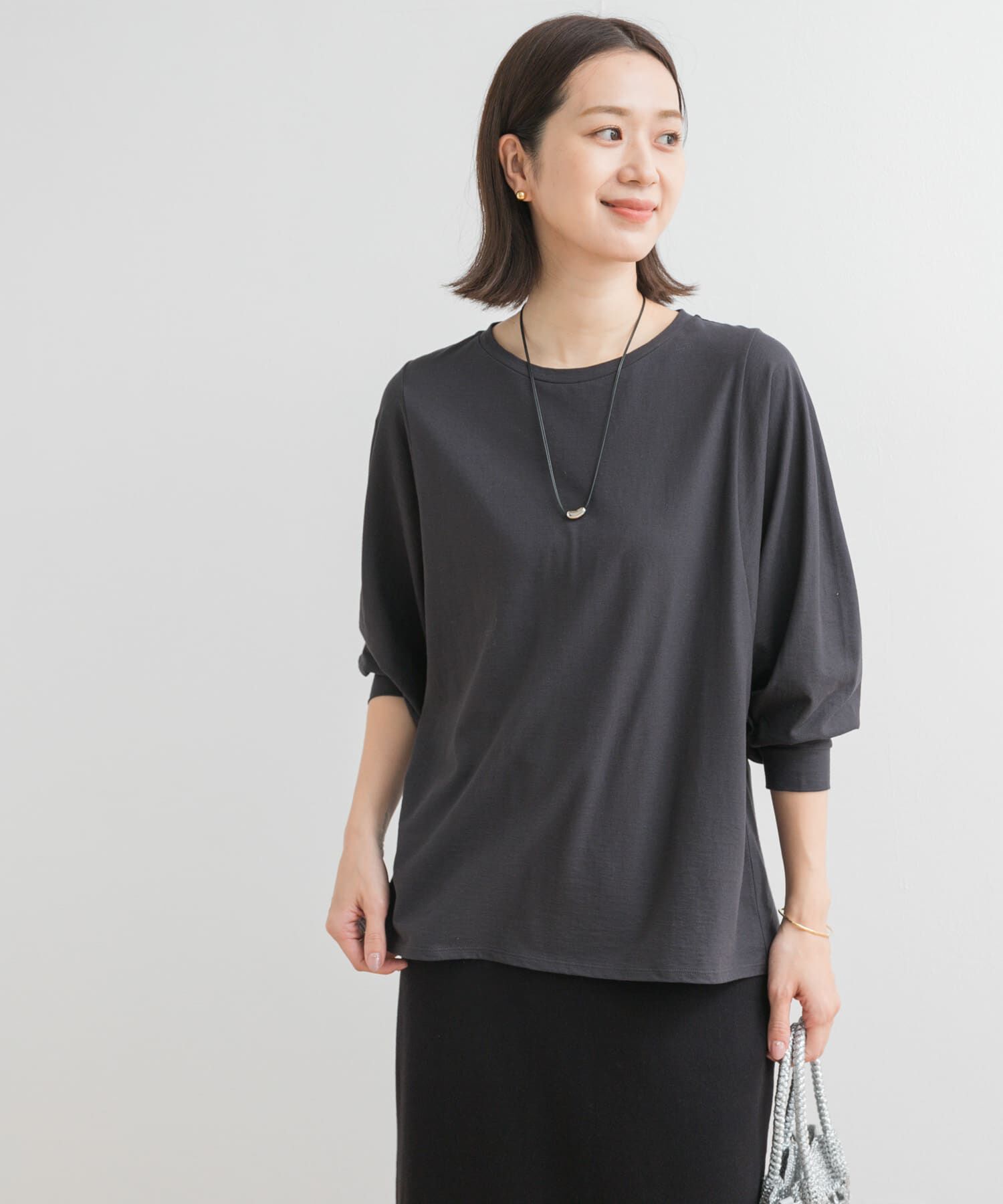 URBAN RESEARCH DOORS「ドルマンルーズロングTシャツ」|Tシャツ・カットソー|