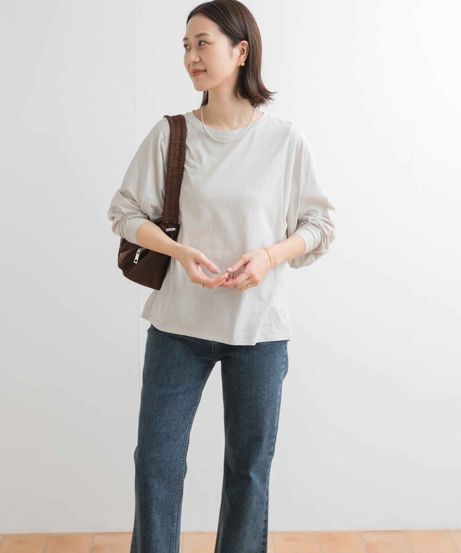 URBAN RESEARCH DOORS「ドルマンルーズロングTシャツ」|Tシャツ・カットソー|