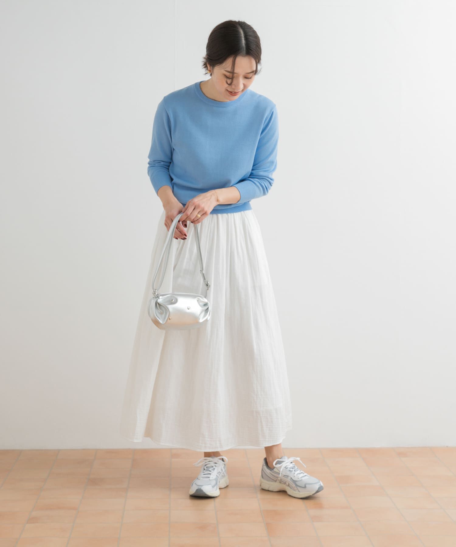 URBAN RESEARCH DOORS「ダブルガーゼボリュームスカート」|スカート|