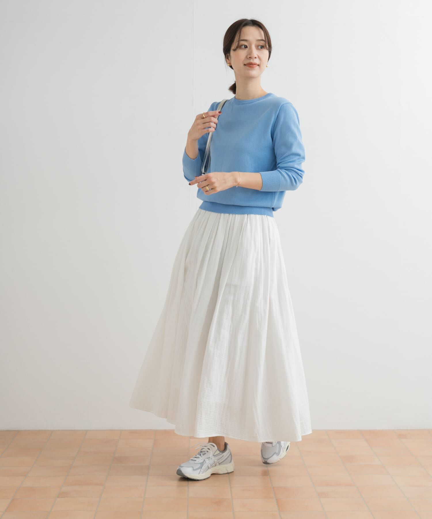 URBAN RESEARCH DOORS「ダブルガーゼボリュームスカート」|スカート|