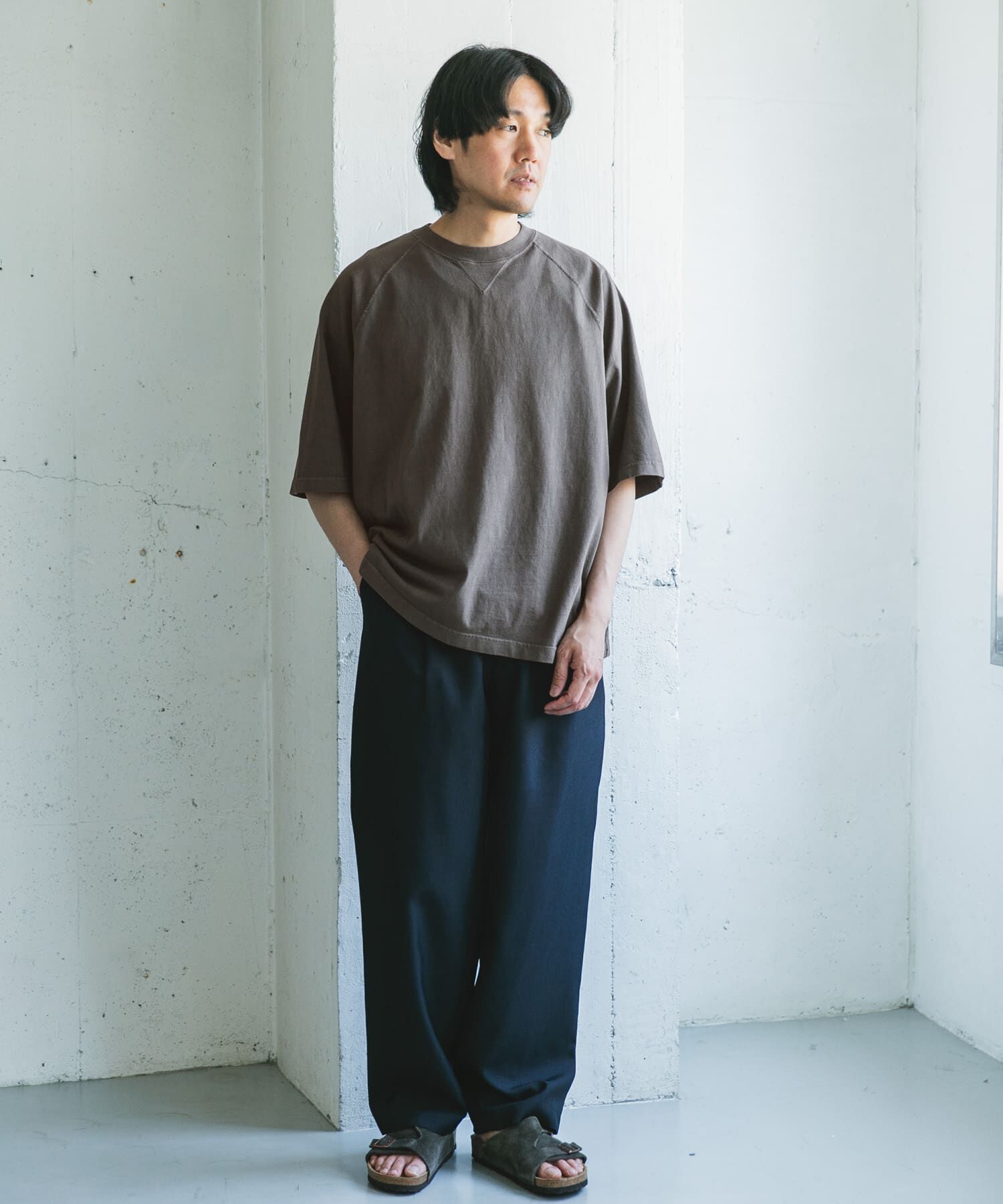 URBAN RESEARCH DOORS「『別注』SCREEN STARS&times;DOORS　スウェット ショートスリーブ Tシャツ」|Tシャツ・カットソー|