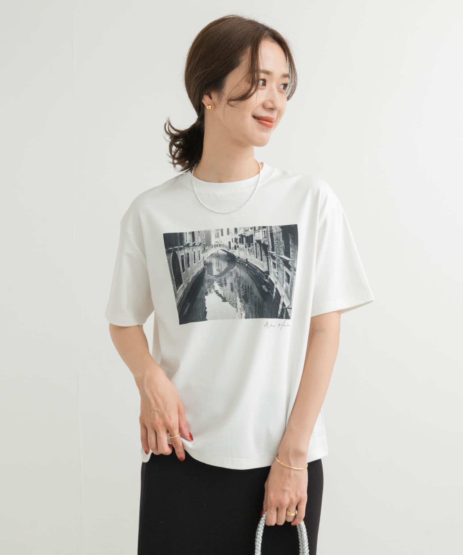 URBAN RESEARCH DOORS「フォトプリント半袖Tシャツ」|Tシャツ・カットソー|