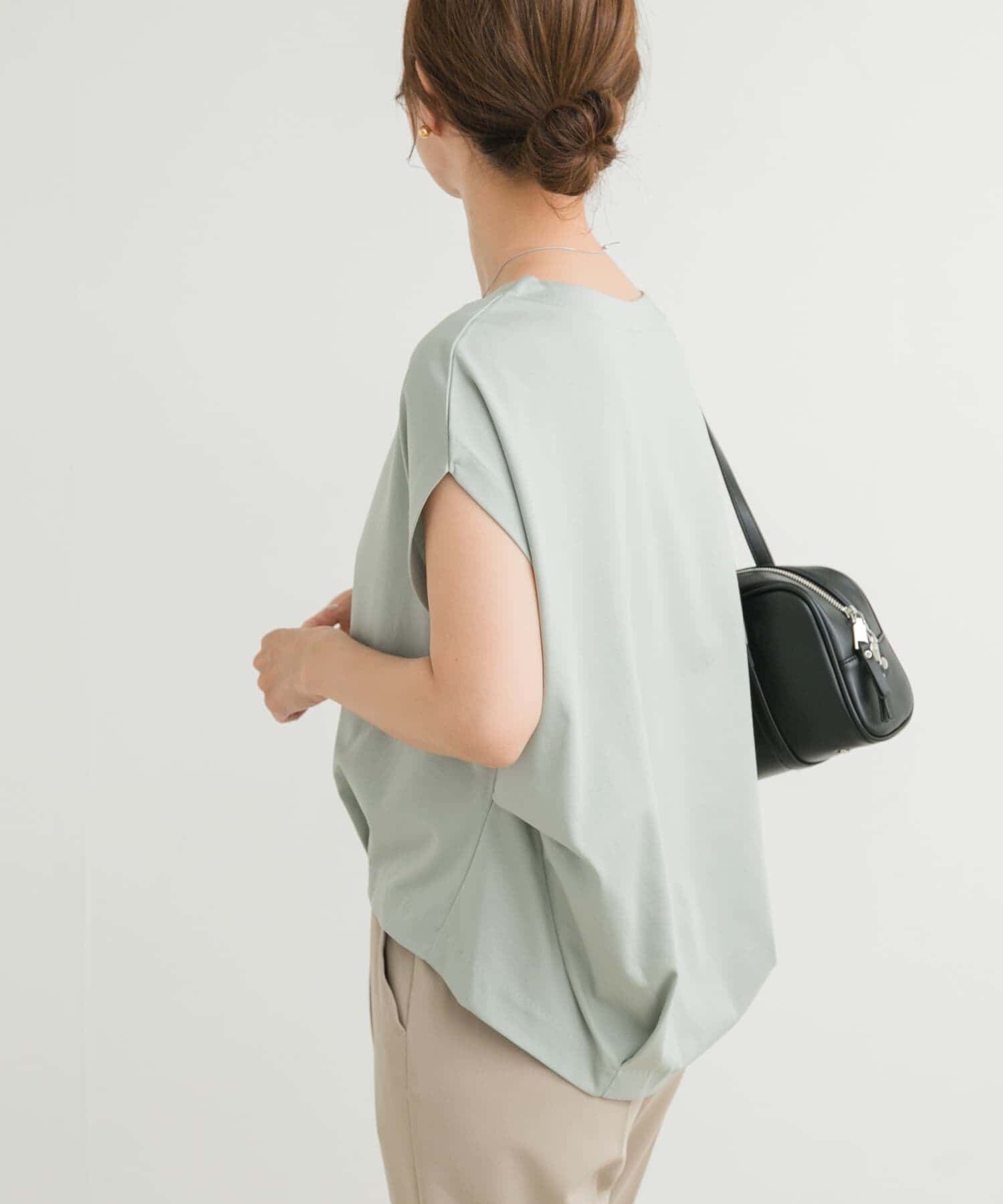 URBAN RESEARCH DOORS「コットンバックタックフレンチプルオーバー」|Tシャツ・カットソー|