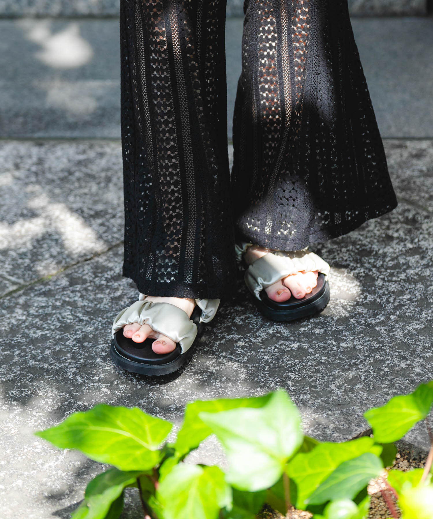 RODE SKO「ギャザースライドサンダル」|サンダル|